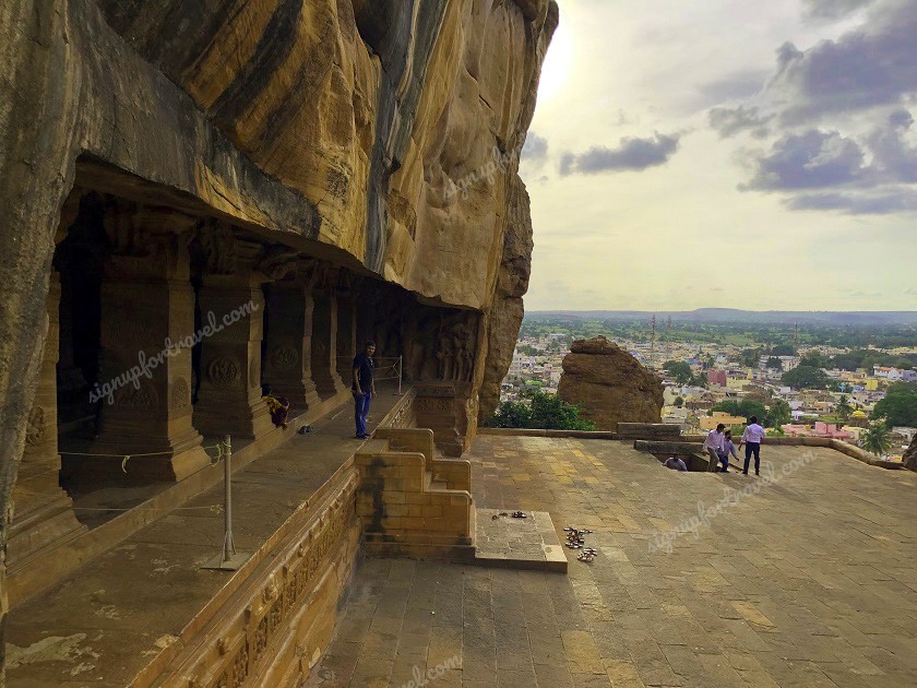 View from Cave 3 at Badami