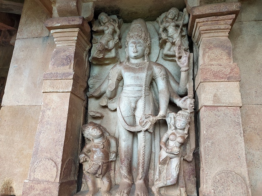 Sculptures inside Durga temple Aihole