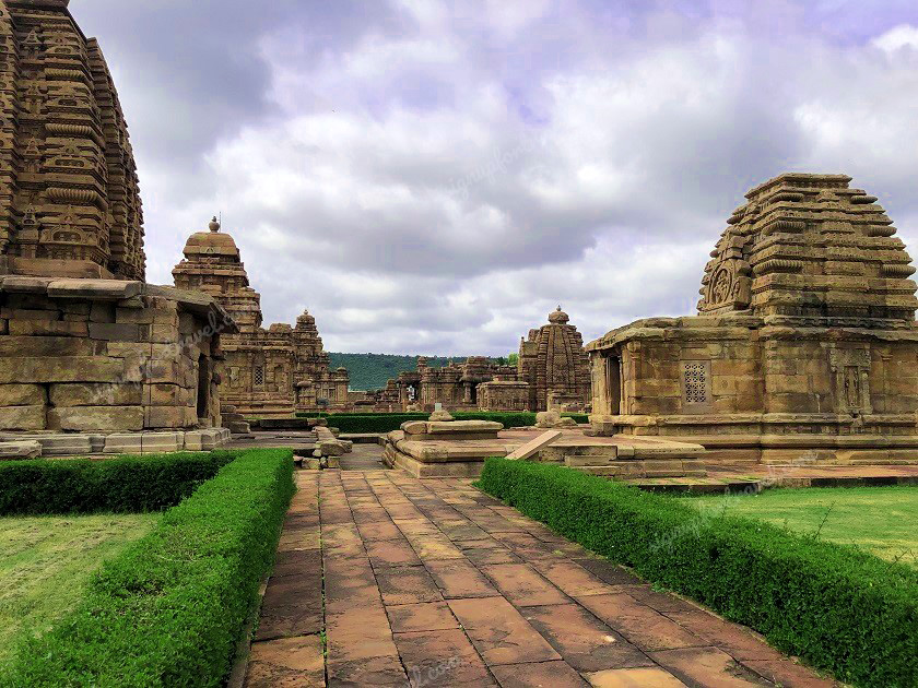 Different temples inside Pattadakal complex