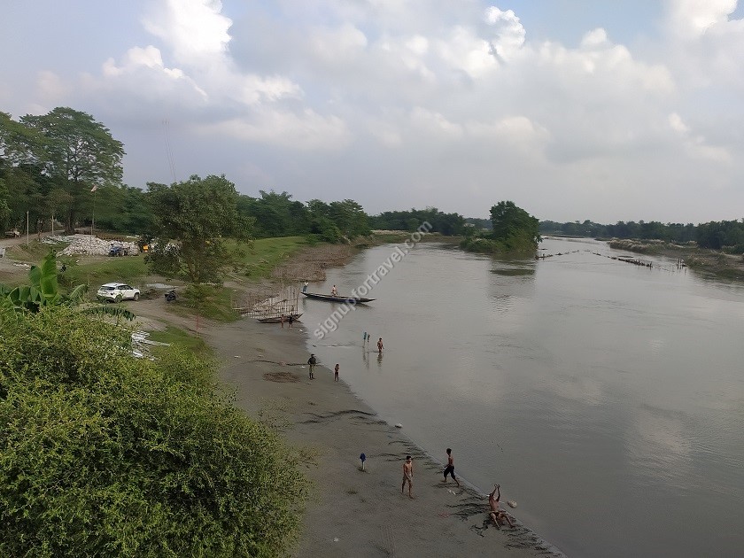 River Crossing Assam North East Express (12506)