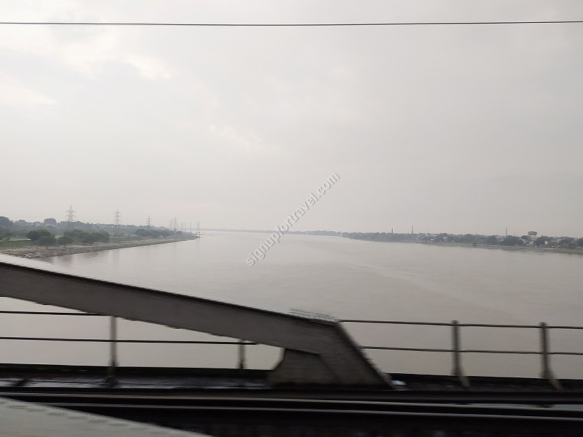 River Crossing from North East Express (12506)