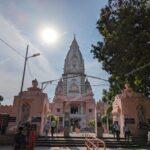 Tall Shikhar of Shree Vishwanath Temple at BHU Varanasi_Watermarked