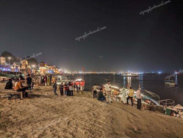 After boat ride at Assi Ghat - Varanasi