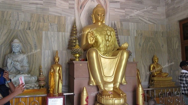 Inside Wat Thai Temple Sarnath
