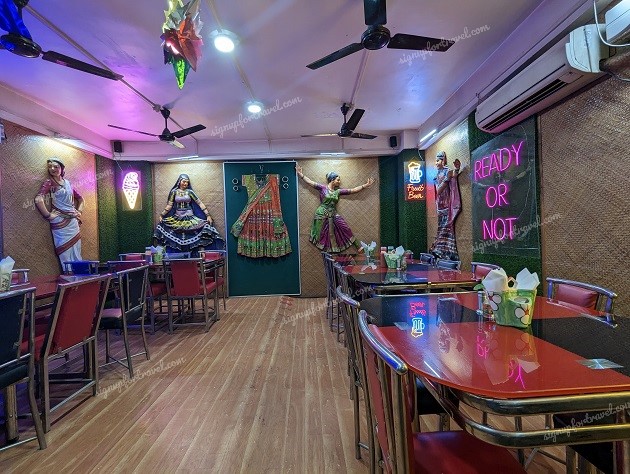 Beautiful Interiror of Sarnath Cafe - Sarnath