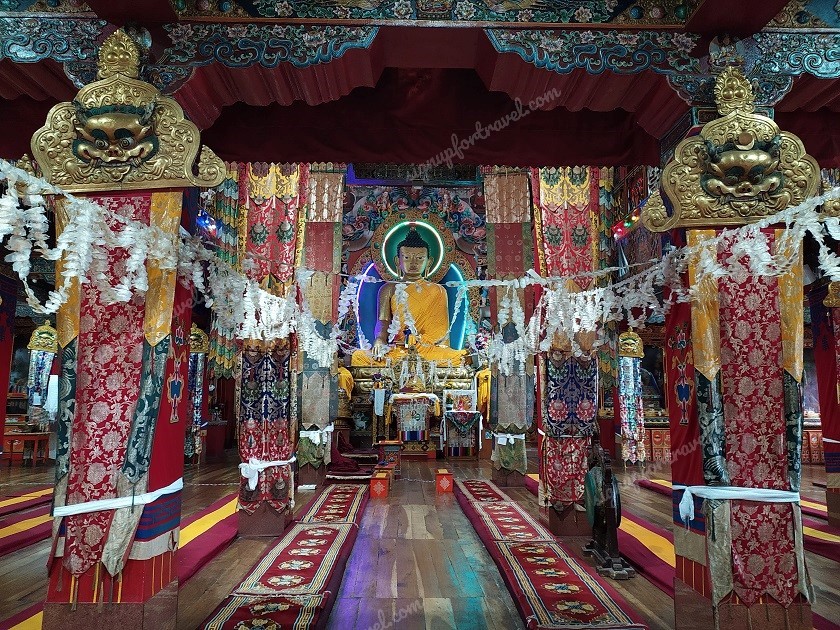 Inside Main Temple at Tawang Monastery